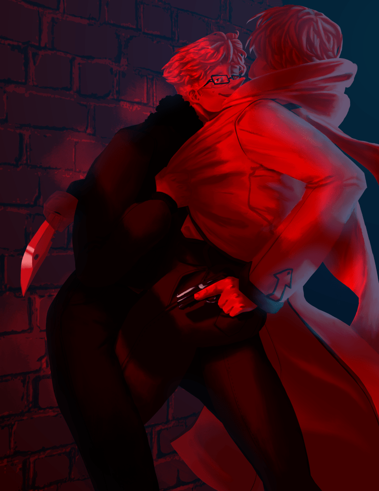 against the wall rusame